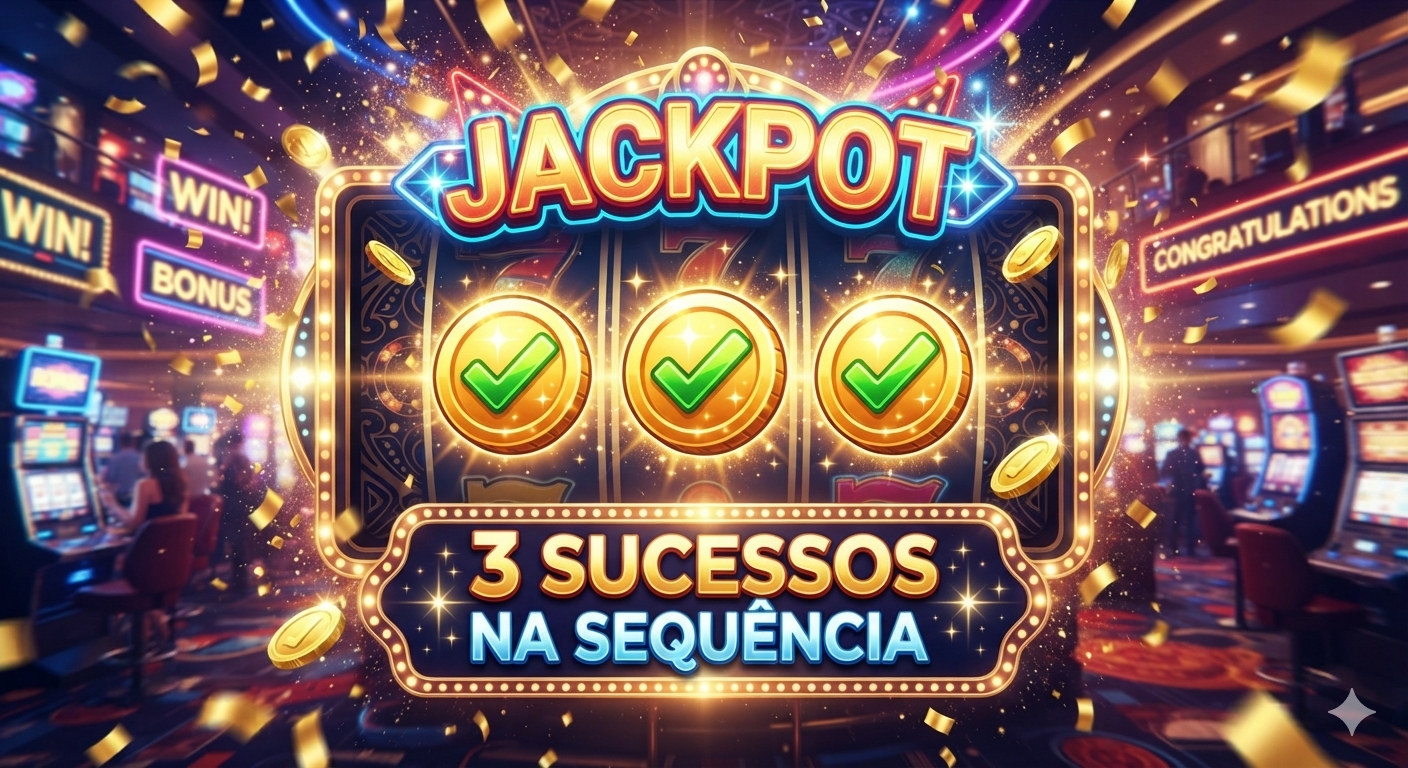 JACKPOT - 3 sucessos na sequência